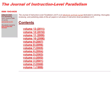 Tablet Screenshot of jilp.org
